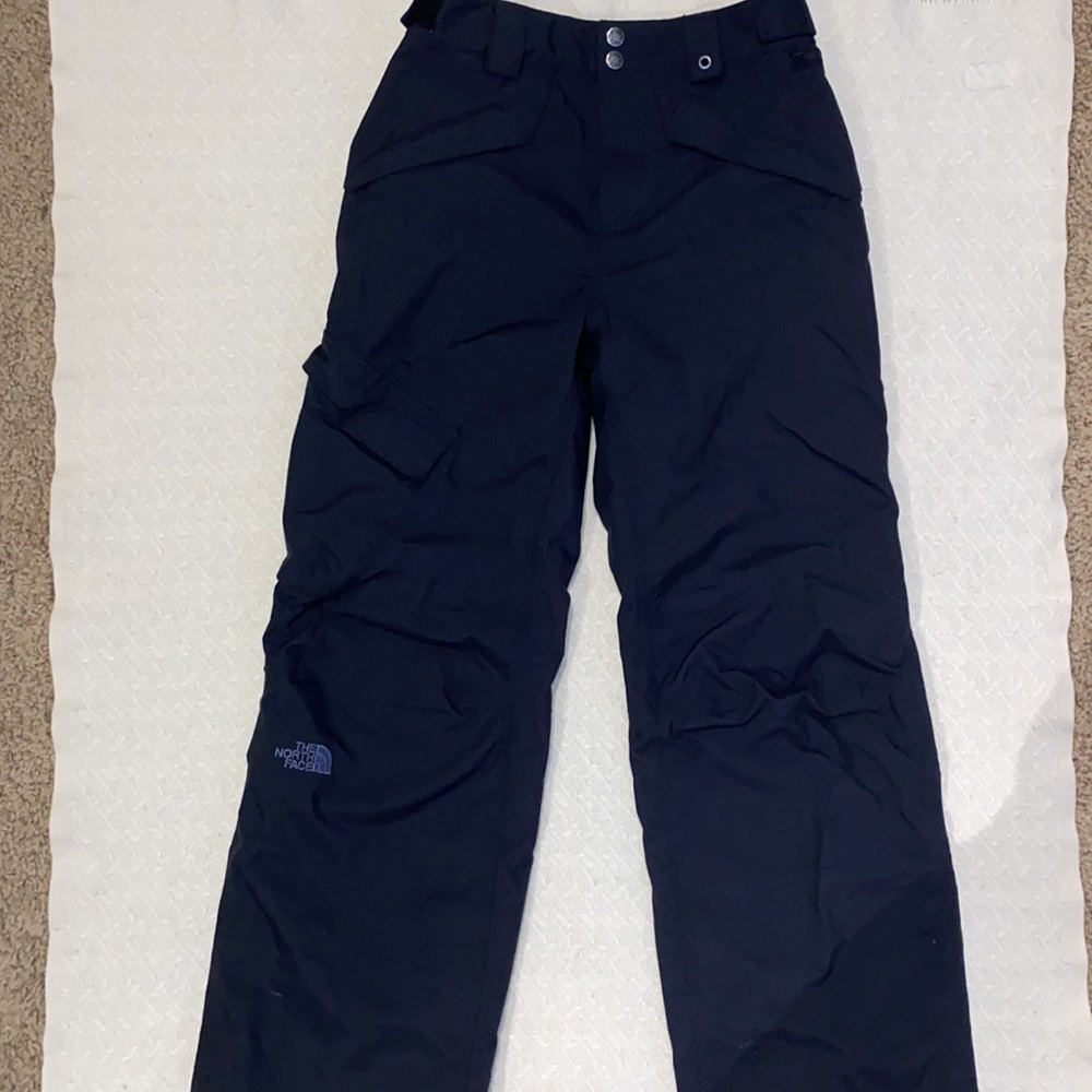 THE NORTH FACE Black Hyvent Ski Snowboard Snow Pants, Nylon